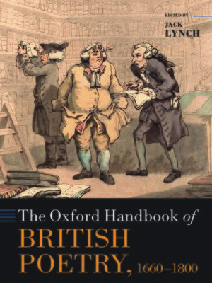 cover image of The Oxford Handbook of British Poetry, 1660-1800
